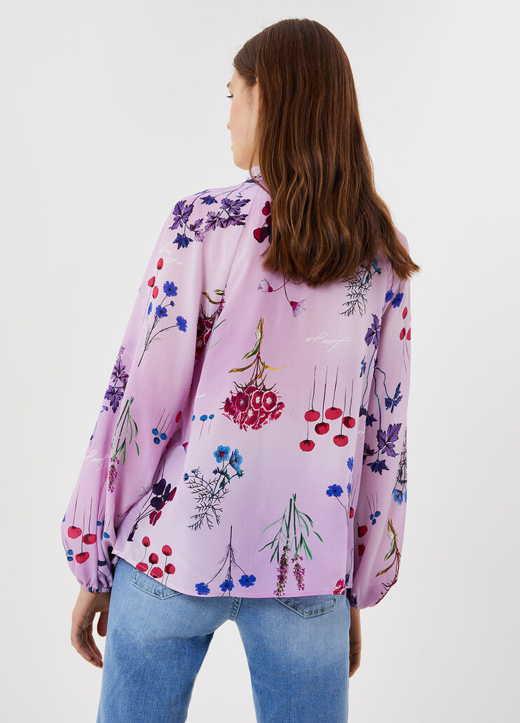 Silk blouse Small flowers Liu Jo - large image number 1 Silk blouse Small flowers Liu Jo - large image number 1