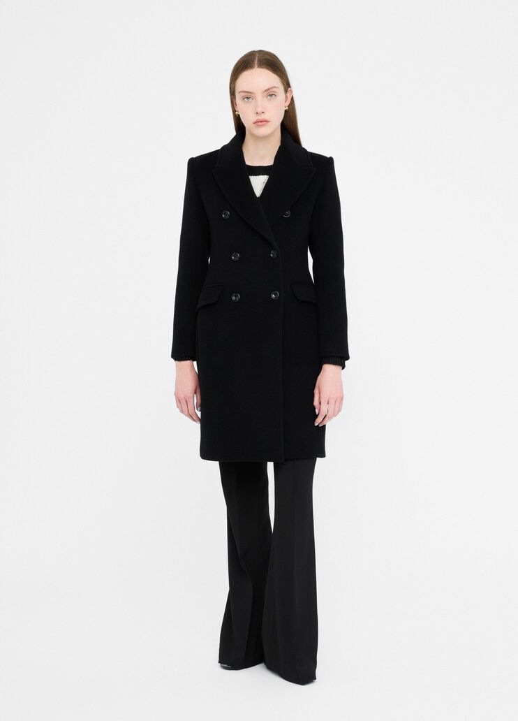 Double-breasted wool coat black Liu Jo - medium Double-breasted wool coat black Liu Jo - medium