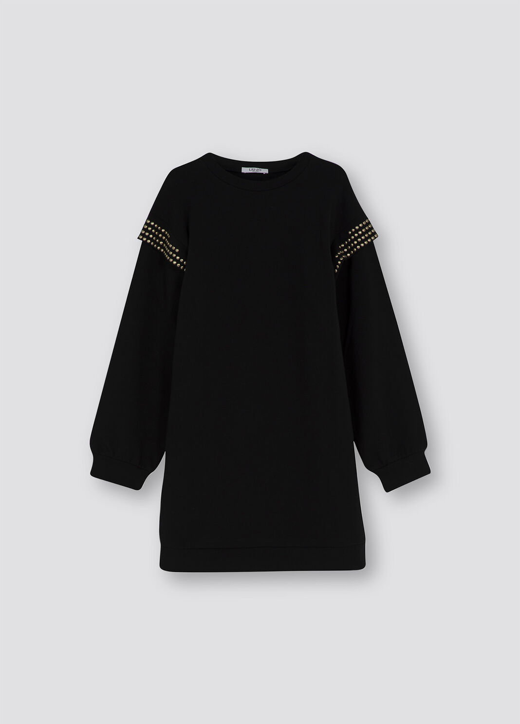 Plush dress with studs black Liu Jo - large image number 0