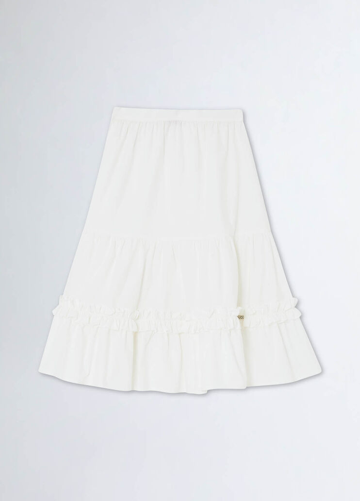 Cotton skirt white Liu Jo - medium Cotton skirt white Liu Jo - medium