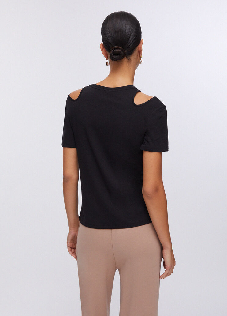 Cut-out top black Liu Jo - large image number 1