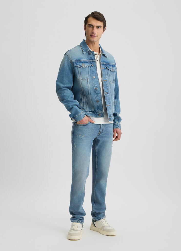 Men’s denim jacket blue denim Liu Jo - large image number 5 Men’s denim jacket blue denim Liu Jo - large image number 5