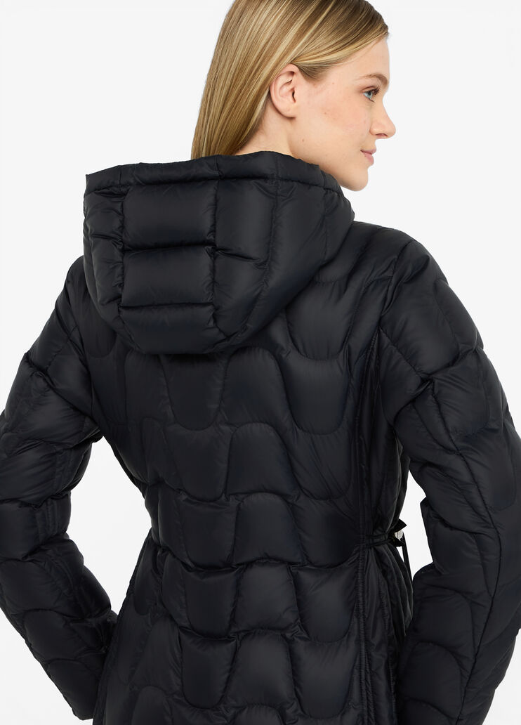 Quilted nylon coat black Liu Jo - large image number 4 Quilted nylon coat black Liu Jo - large image number 4