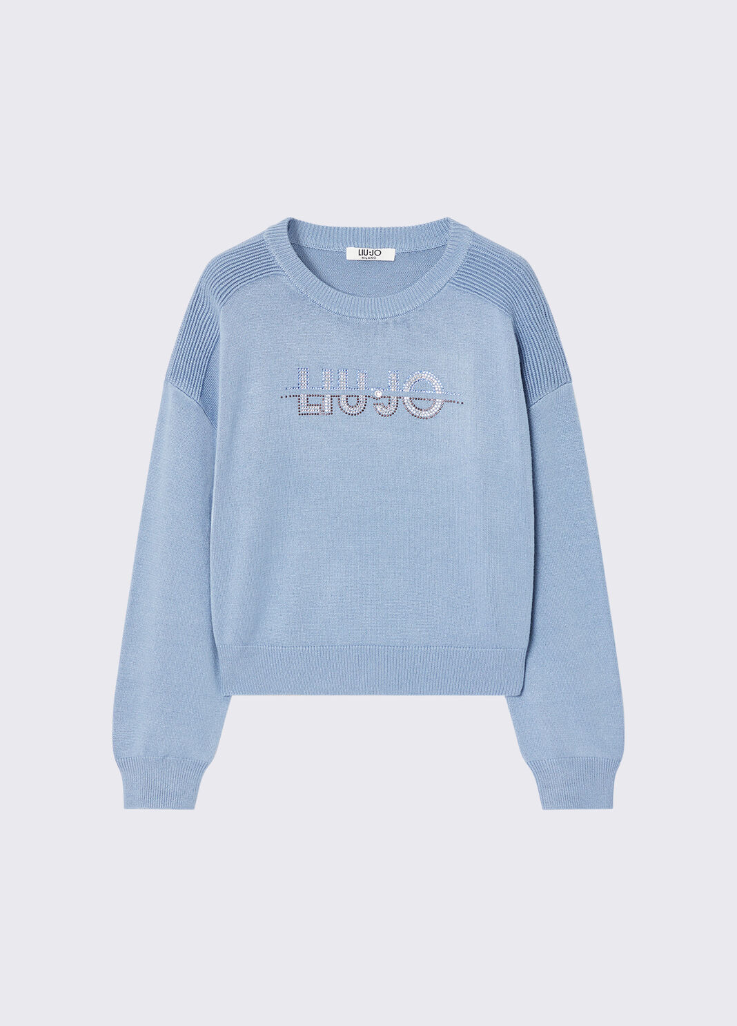 Long-sleeve T-shirt light blue Liu Jo - large image number 2
