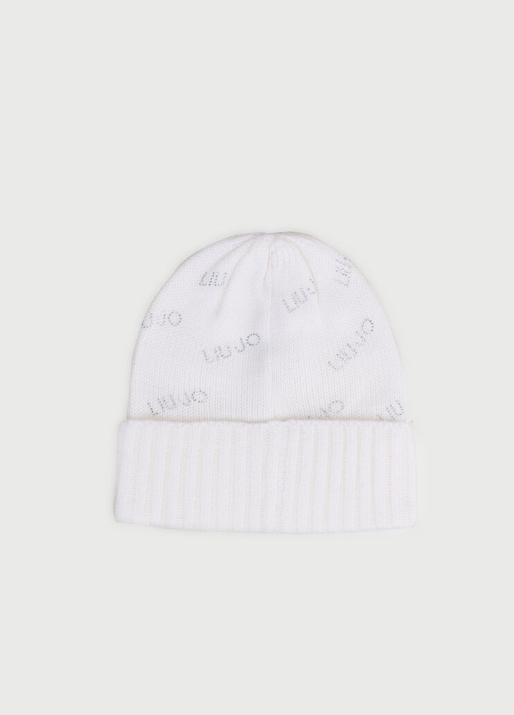 Beret with logo White Liu Jo - large image number 2