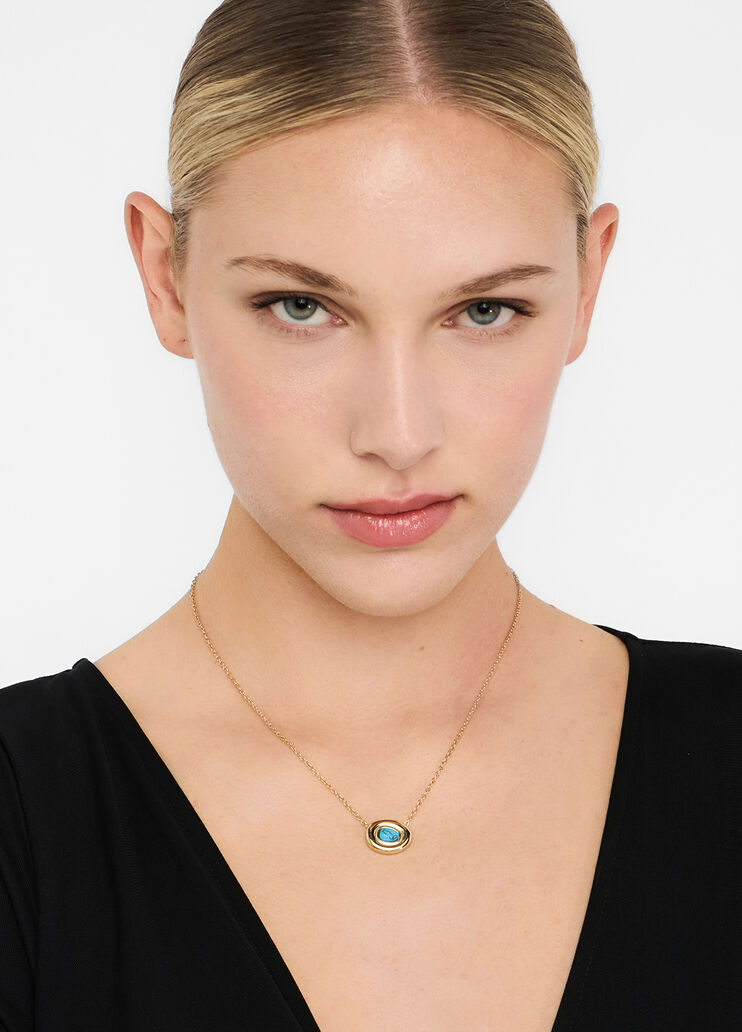 Necklace with jewelled stones light blue Liu Jo - medium Necklace with jewelled stones light blue Liu Jo - medium