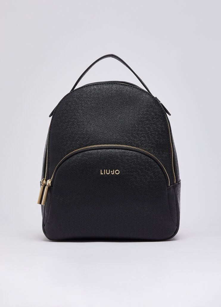 Mochila con logotipo negro Liu Jo - medium