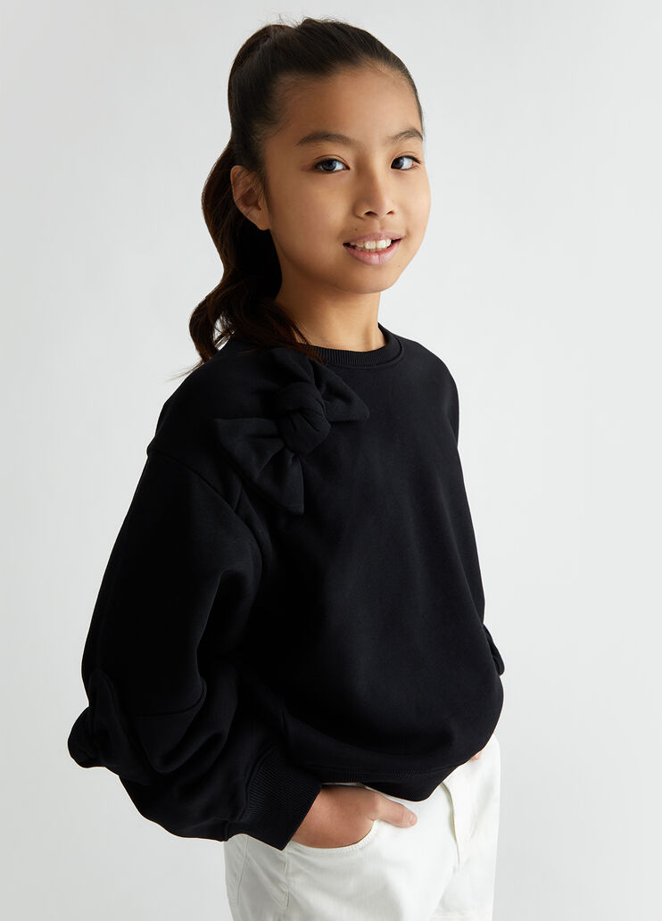 Sweatshirt with bows black Liu Jo - medium Sweatshirt with bows black Liu Jo - medium