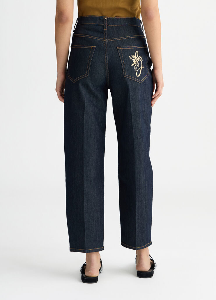 Carrot-fit high-rise jeans dark denim Liu Jo - large image number 1 Carrot-fit high-rise jeans dark denim Liu Jo - large image number 1