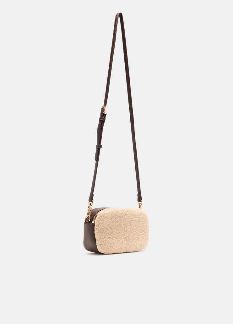 Small teddy crossbody bag dark brown Liu Jo - large image number 3 Small teddy crossbody bag dark brown Liu Jo - large image number 3