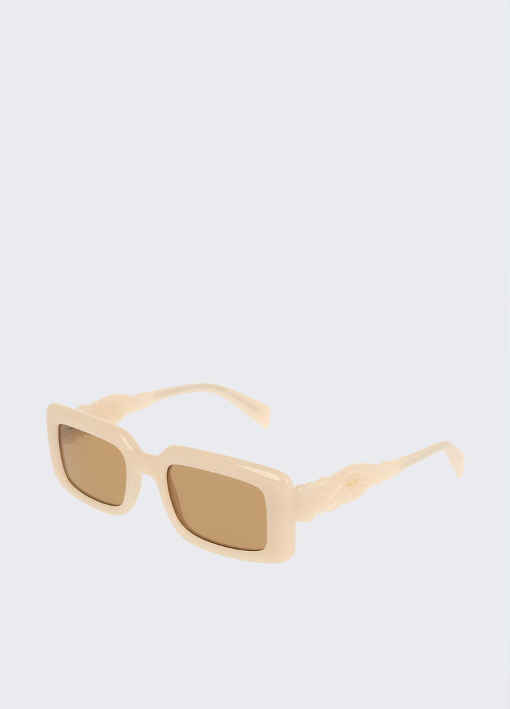 Rectangular sunglasses nude Liu Jo - large image number 2
