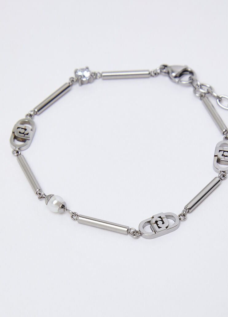 Armband mit Details geometrisch silber Liu Jo - medium