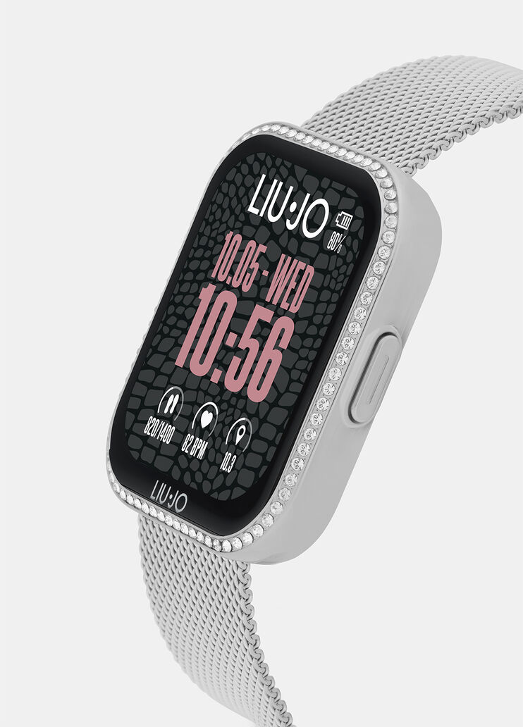 Smartwatch with steel strap silver Liu Jo - medium Smartwatch with steel strap silver Liu Jo - medium