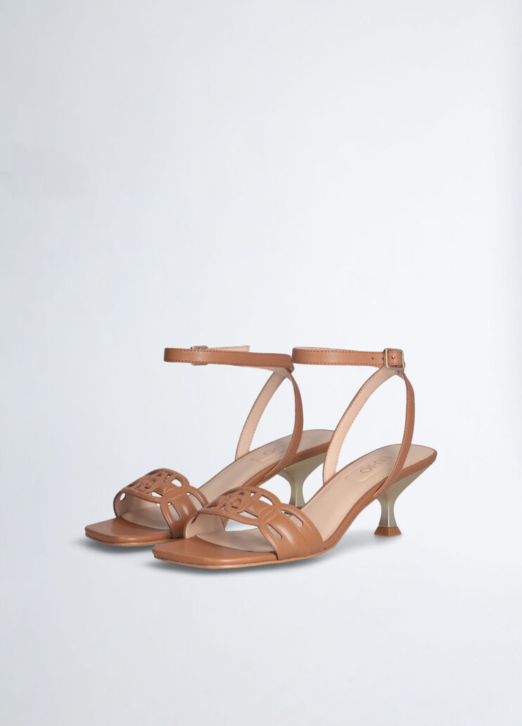 Sandals with low heel brown Liu Jo - large image number 2 Sandals with low heel brown Liu Jo - large image number 2