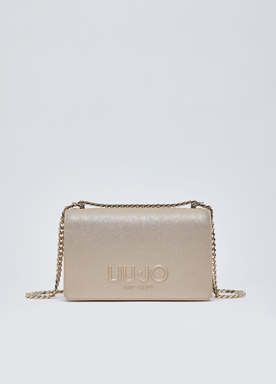 Borsa a tracolla media oro chiaro Liu Jo - large image number 0