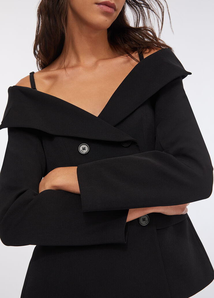 Off-the-shoulder jacket black Liu Jo - medium Off-the-shoulder jacket black Liu Jo - medium