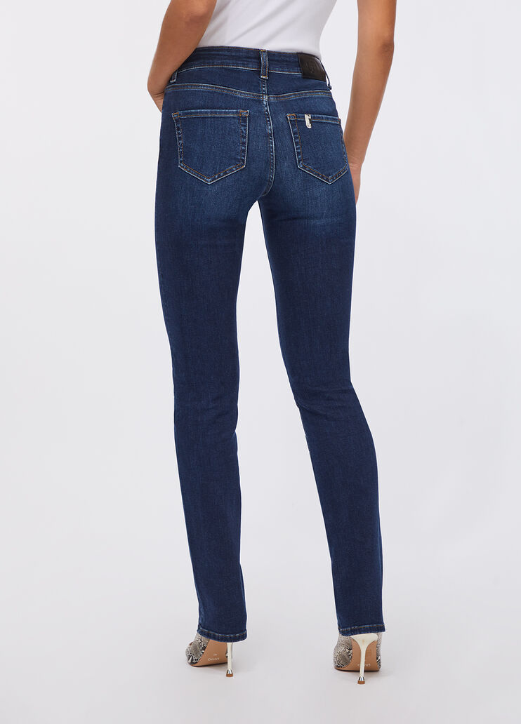 Liu Jo Better straight jeans dark blue denim Liu Jo - large image number 1