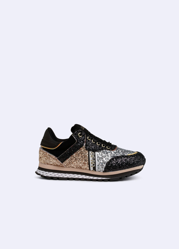 Liu jo sneaker schwarz gold Clearance