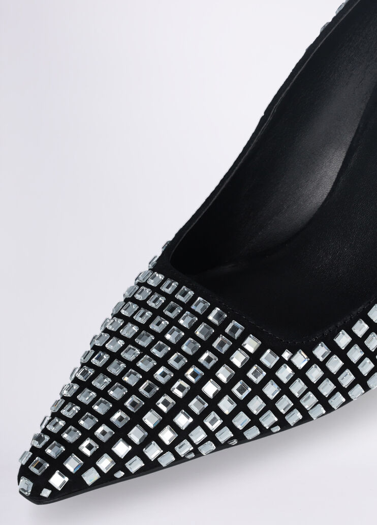 Black court shoes with all-over rhinestones black Liu Jo - large image number 5 Black court shoes with all-over rhinestones black Liu Jo - large image number 5