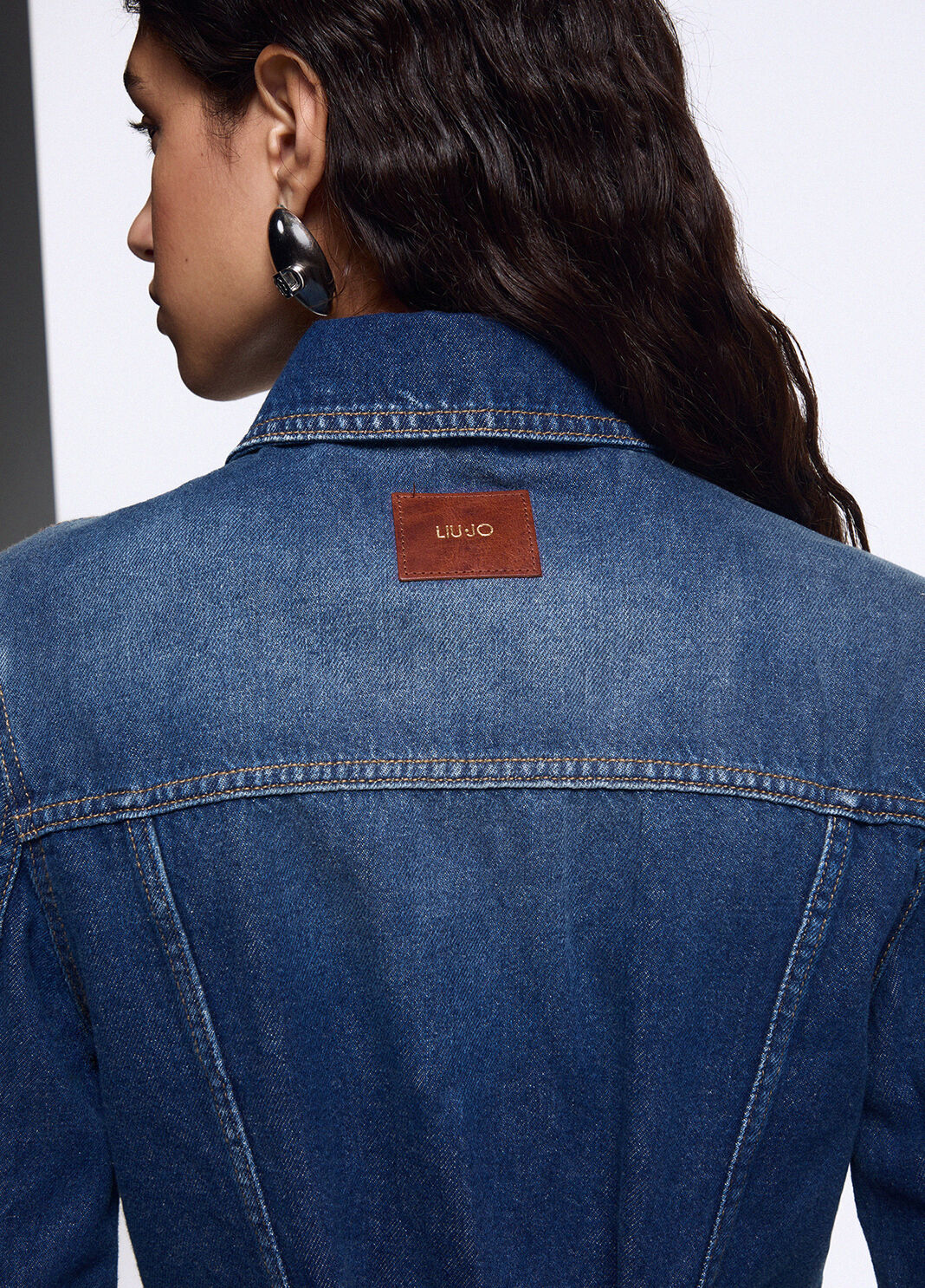 Kurzes Denim-Kleid denimblau Liu Jo - large image number 3