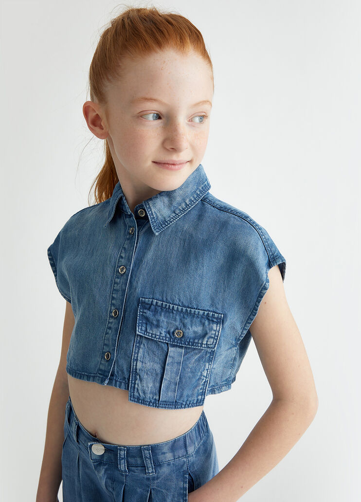 Denim shirt blue denim Liu Jo - medium Denim shirt blue denim Liu Jo - medium