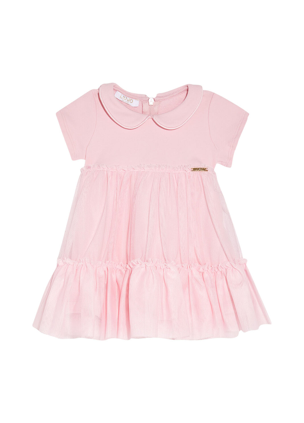 Vestito corto in tulle rosa chiaro Liu Jo - large image number 0