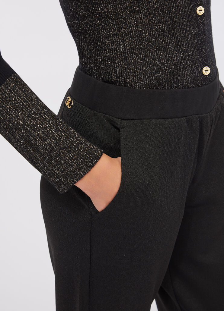 Lurex® joggers black Liu Jo - large image number 3