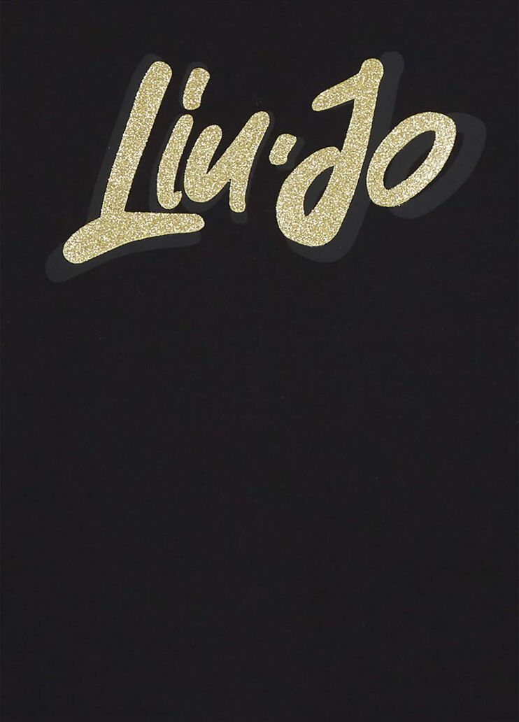 Sweatshirt with logo Black Liu Jo - large image number 2 Sweatshirt with logo Black Liu Jo - large image number 2