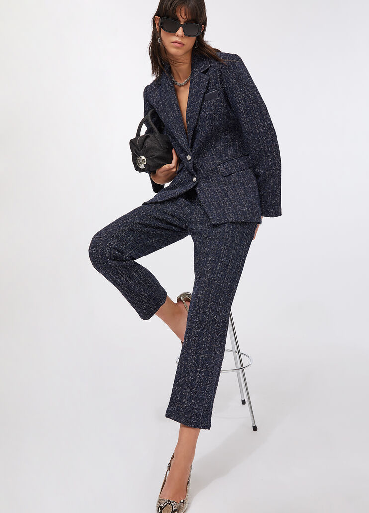 Bouclé trousers blue Liu Jo - medium