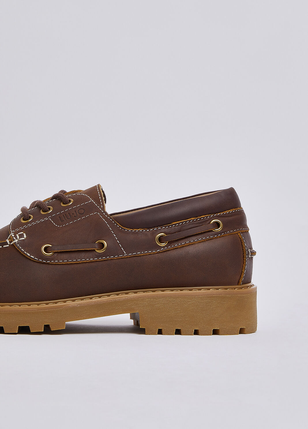 Mocassins en cuir marron Liu Jo - large image number 5