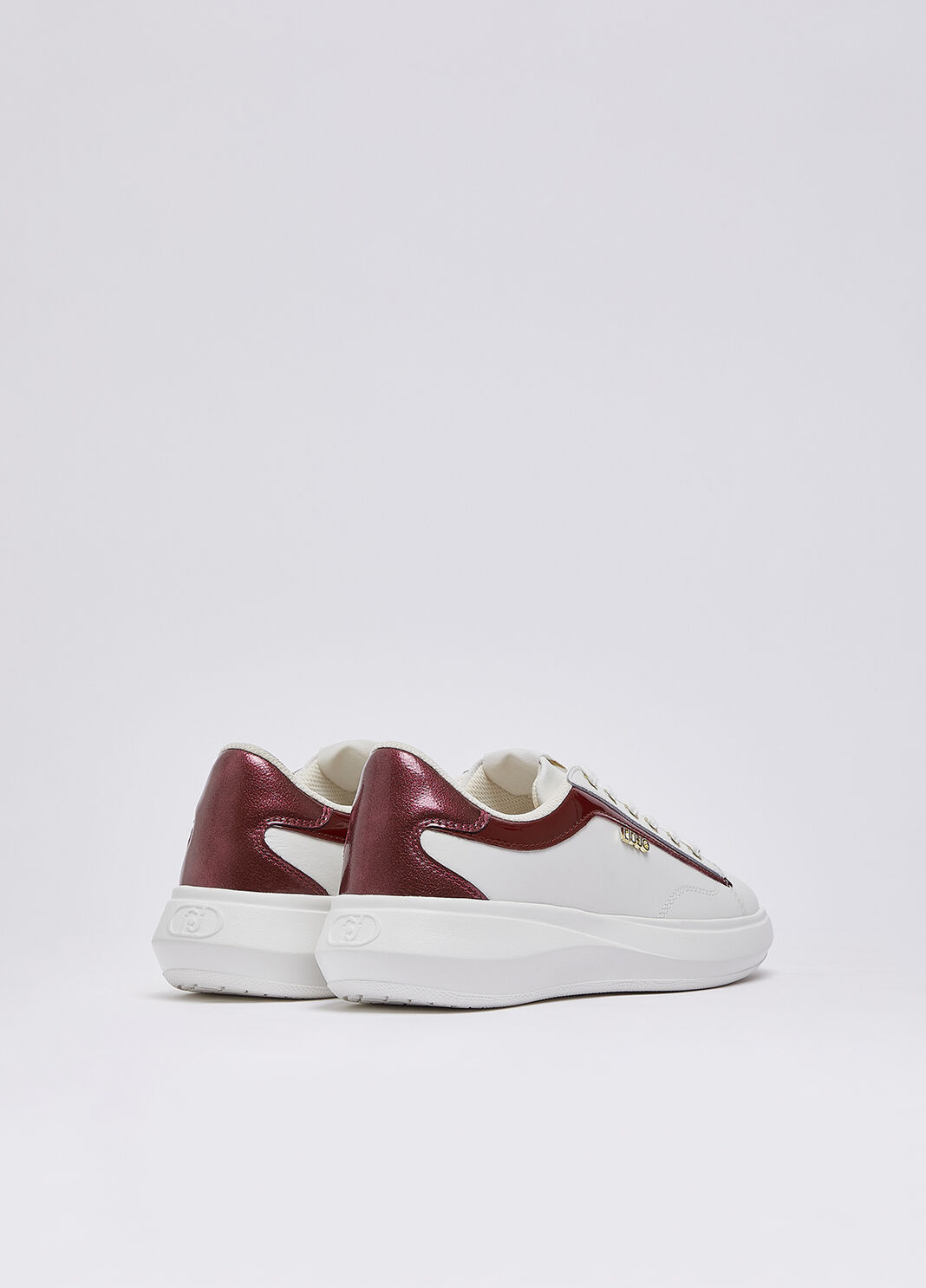 Leather sneakers white/red Liu Jo - large image number 2