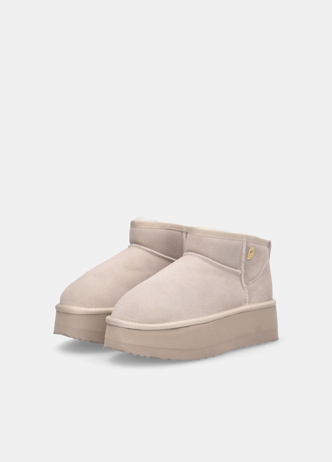 Warm platform ankle boots sand Liu Jo - large image number 2
