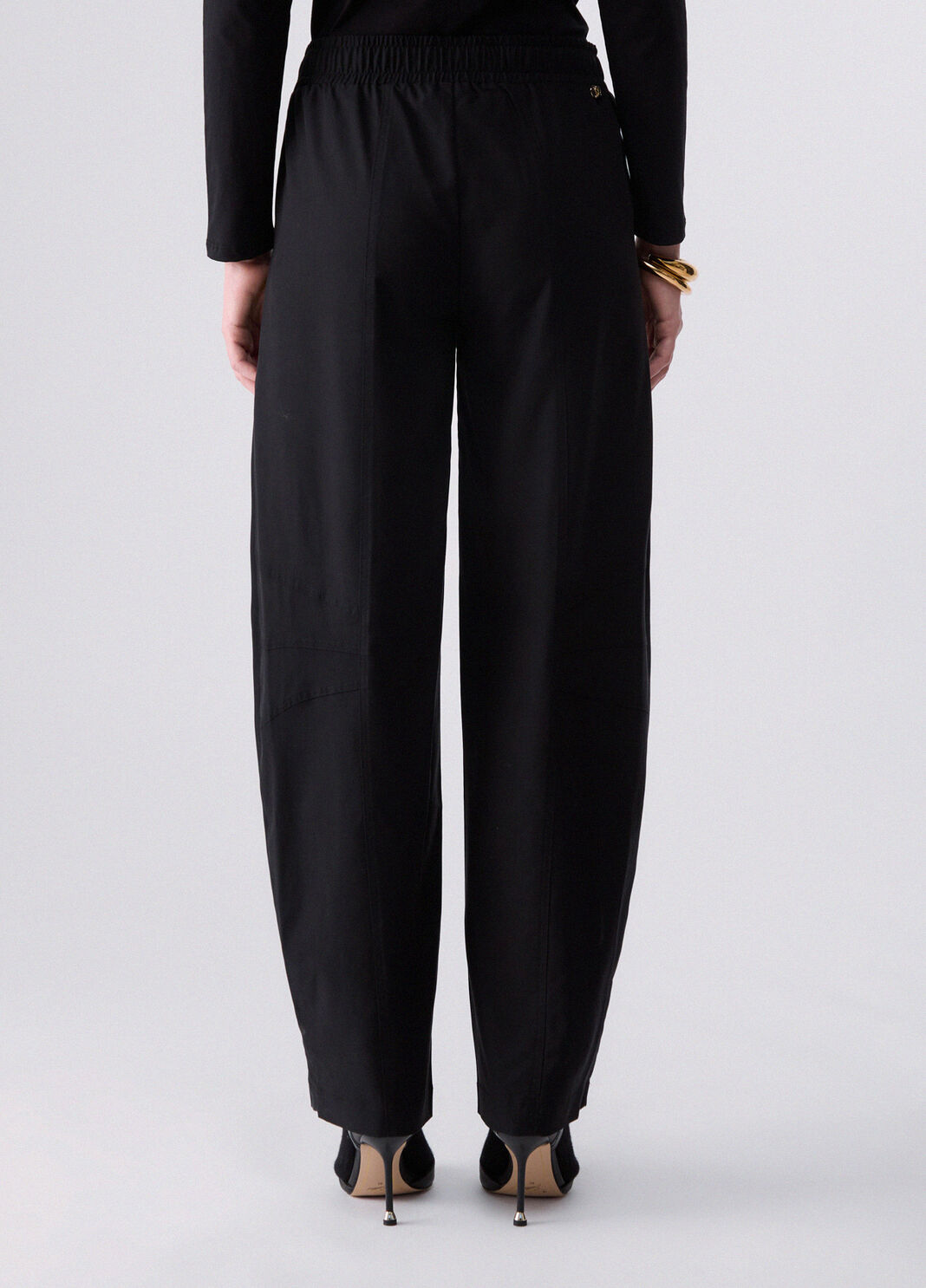 Pantalon &agrave; jambes larges noir Liu Jo - large image number 1