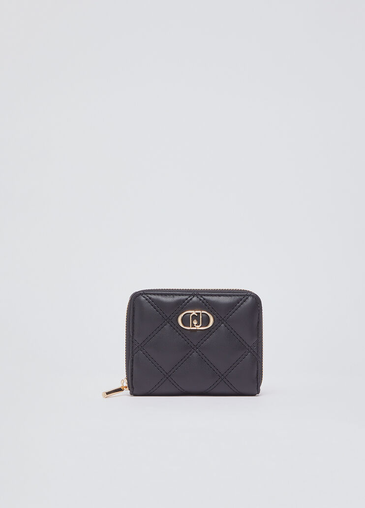 Small quilted wallet black Liu Jo - medium