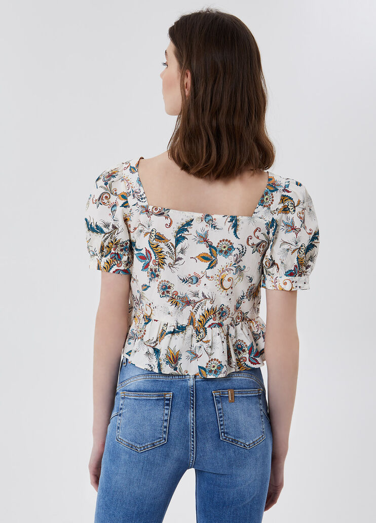 Top con volants Paisley Liu Jo - large image number 1 Top con volants Paisley Liu Jo - large image number 1