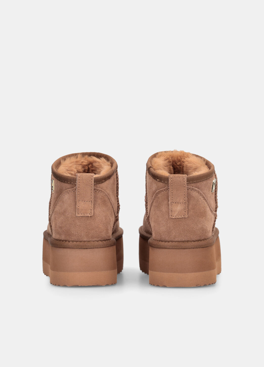 Warm platform ankle boots cognac Liu Jo - large image number 7