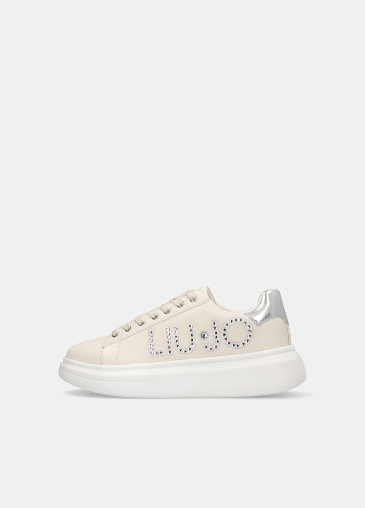 Sneaker mit Schmucklogo Weiß Liu Jo - large image number 5