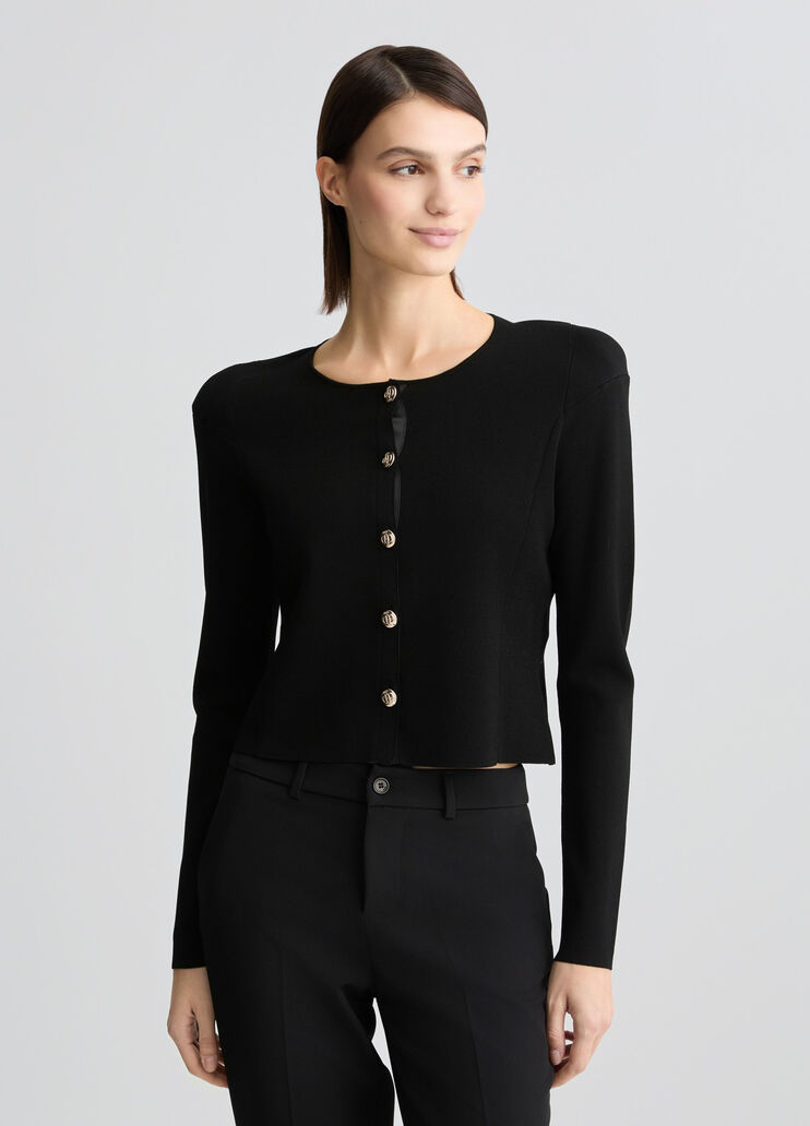 Black knit jacket black Liu Jo - medium Black knit jacket black Liu Jo - medium