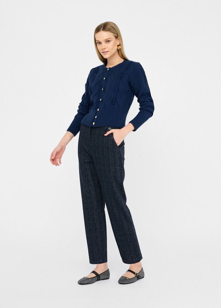 Pantalón de bouclé azul Liu Jo - medium Pantalón de bouclé azul Liu Jo - medium
