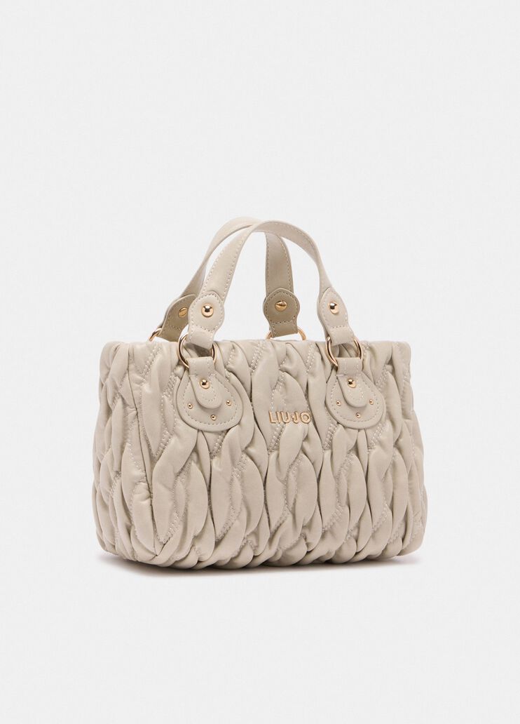 Sac petit format matelassé  blanc Liu Jo - large image number 2