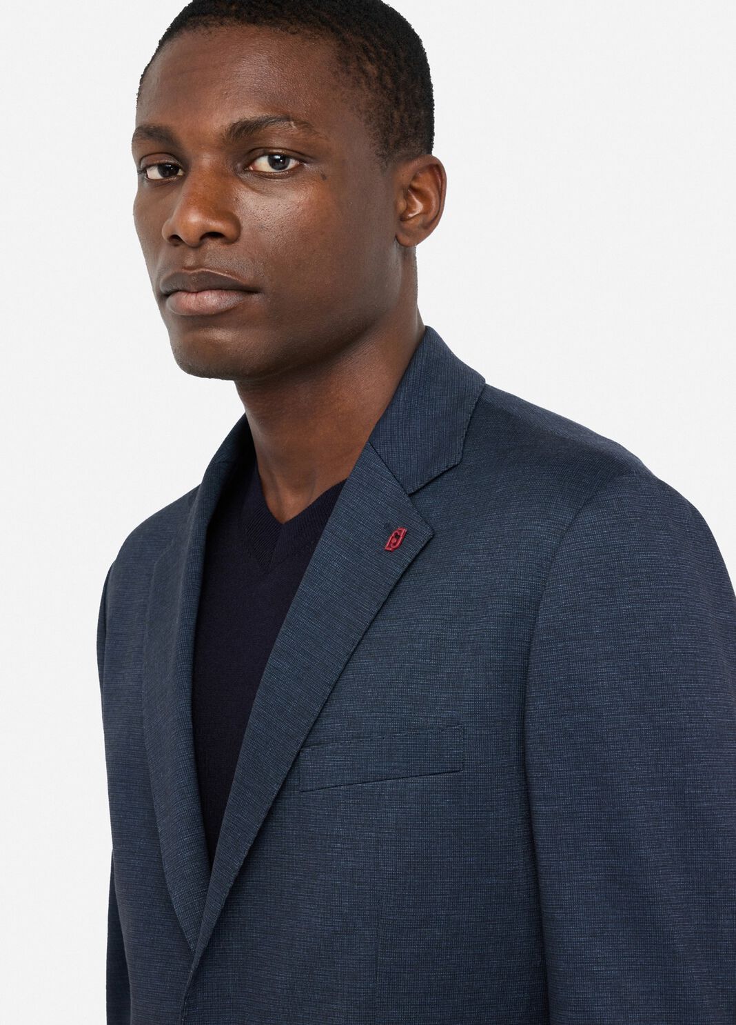 Blazer en jersey bleu fonc&eacute; Liu Jo - large image number 2