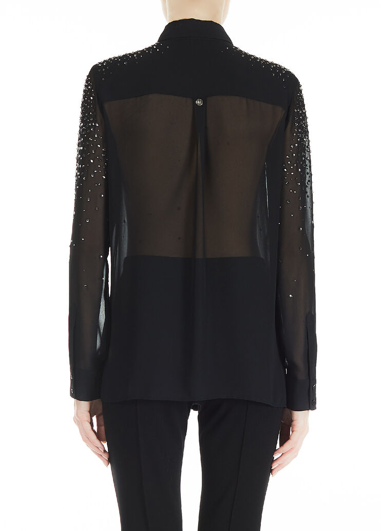 Rhinestone Shirt Black Liu Jo - large image number 1 Rhinestone Shirt Black Liu Jo - large image number 1