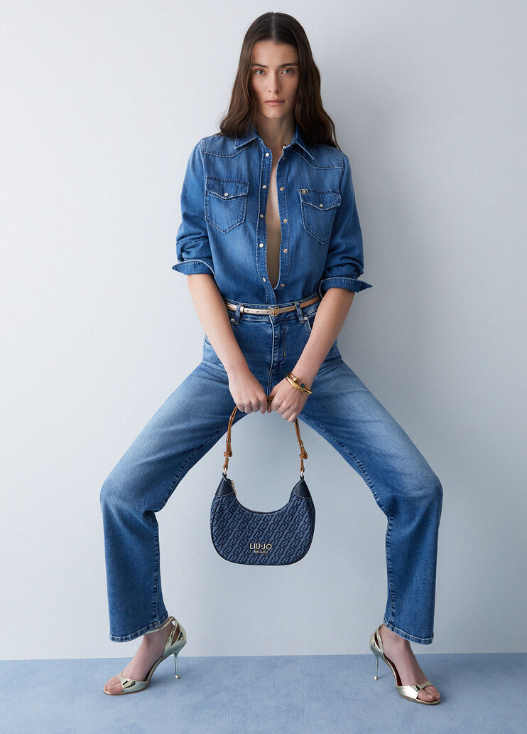 Vaqueros pitillo denim claro Liu Jo - large image number 2