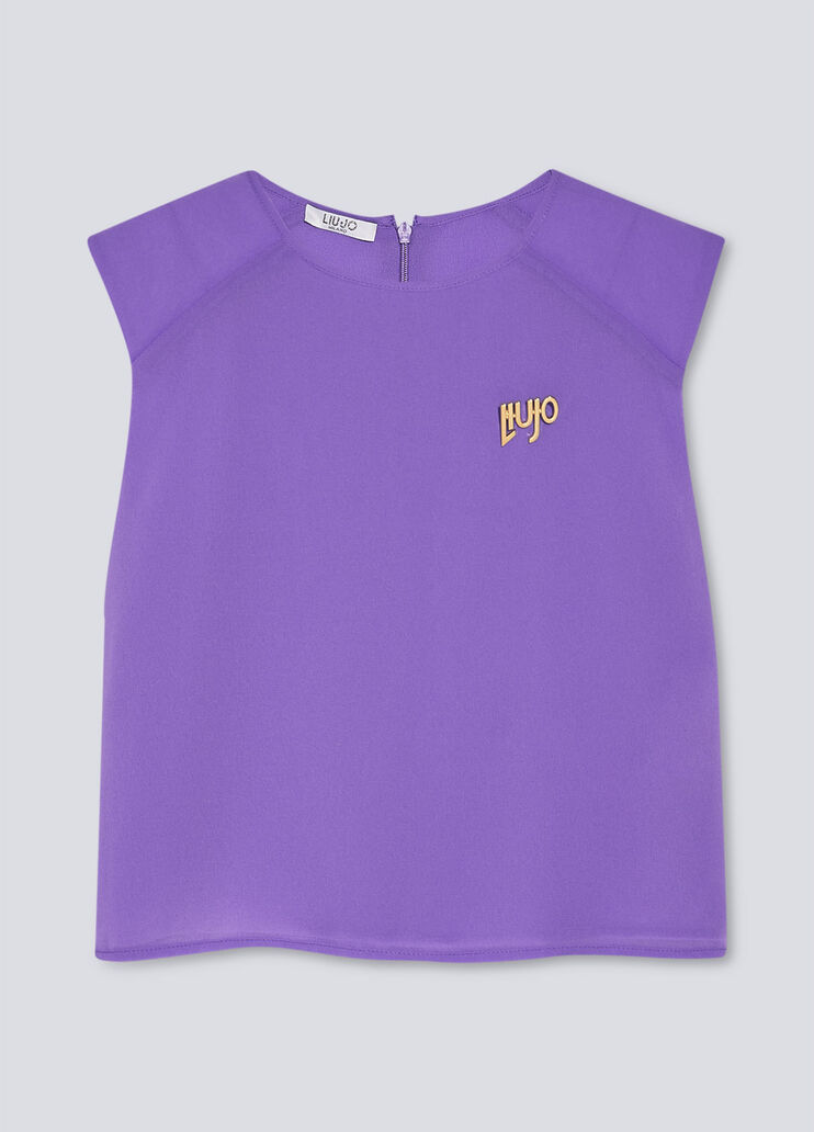 Top with Liu Jo pin lilac Liu Jo - large image number 0