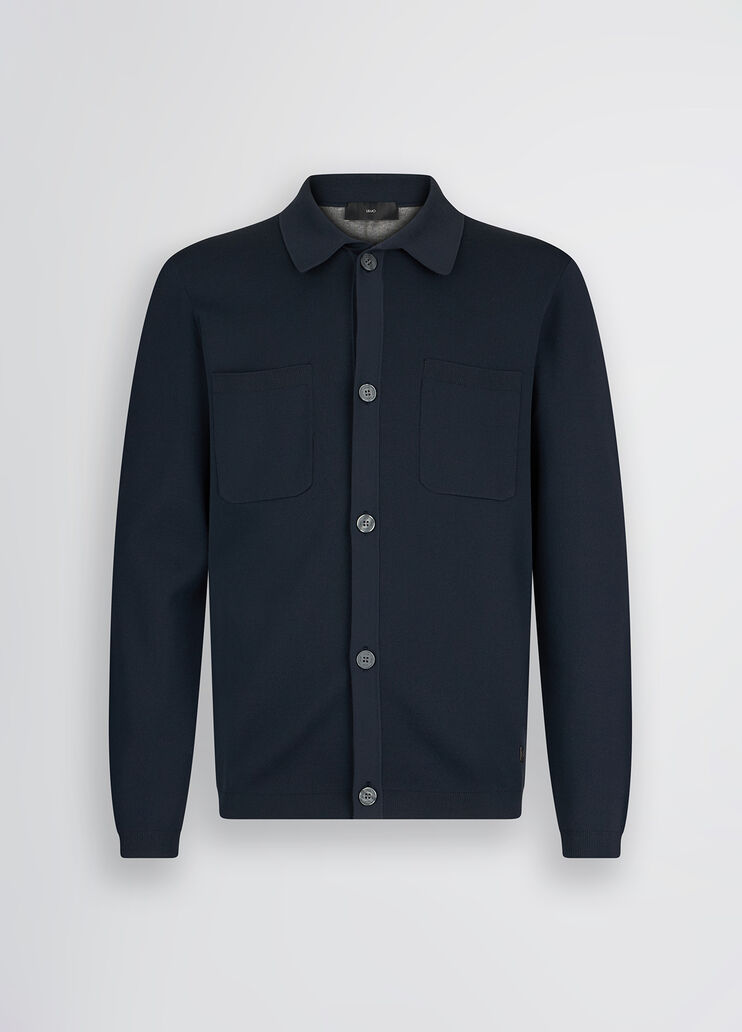 Blue cardigan with pockets dark blue Liu Jo - large image number 6 Blue cardigan with pockets dark blue Liu Jo - large image number 6