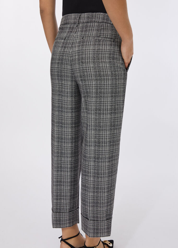 Glen plaid trousers glen plaid Liu Jo - large image number 3 Glen plaid trousers glen plaid Liu Jo - large image number 3