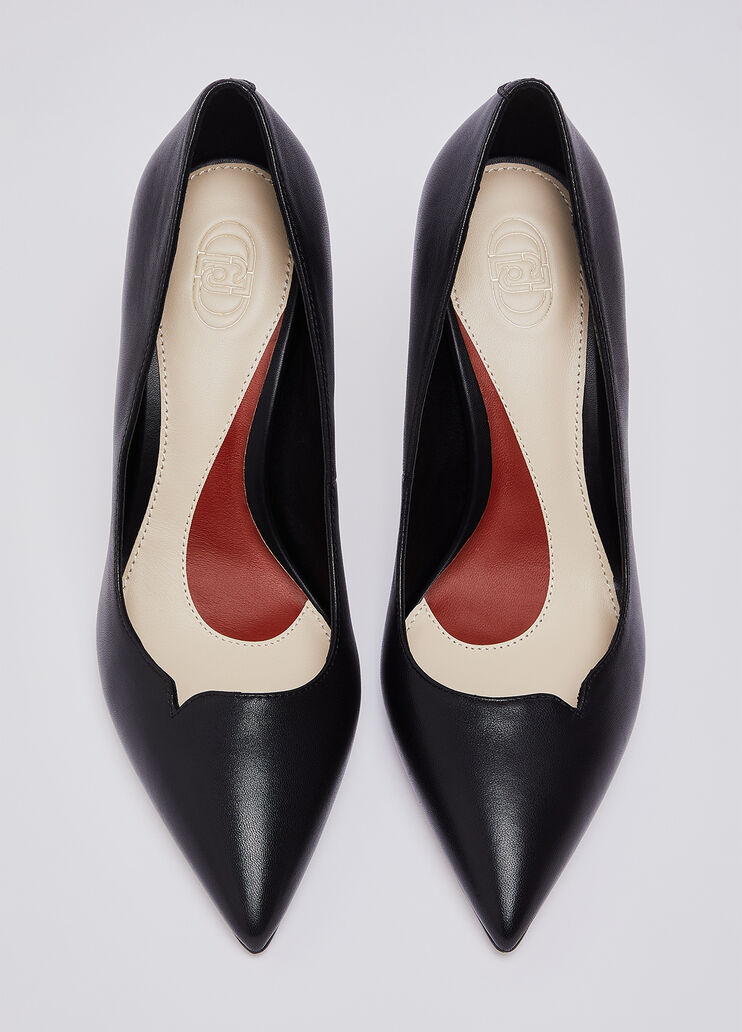 Soft nappa leather court shoes black Liu Jo - medium
