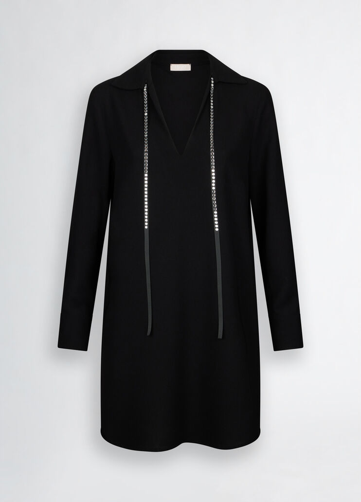Dress with gemstones black Liu Jo - large image number 6 Dress with gemstones black Liu Jo - large image number 6