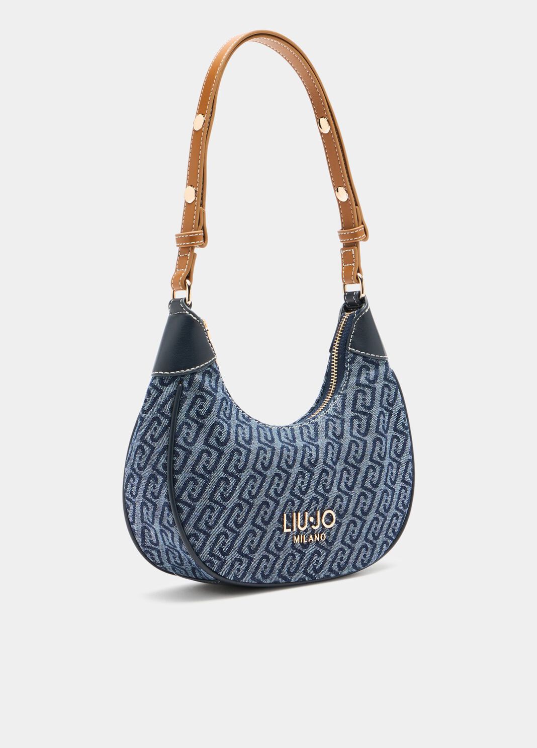 Маленькая сумка-хобо темно-синий Liu Jo - large image number 2