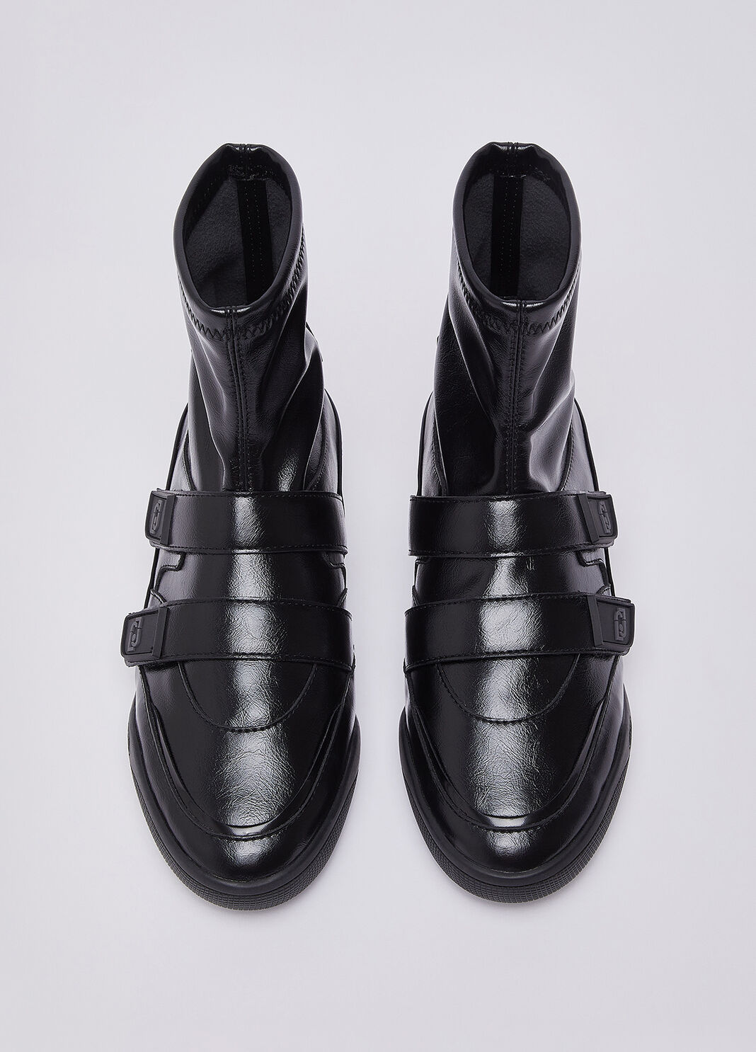 High-top sneakers with velcro black Liu Jo - large image number 3